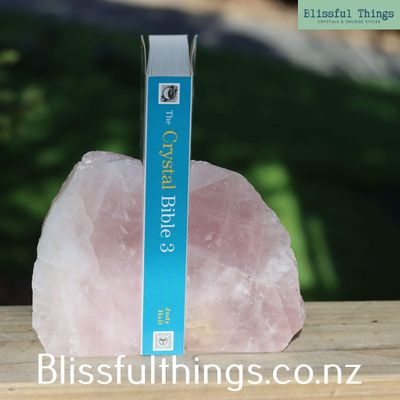 Rose Quartz Book Ends