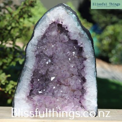 Amethyst Geode with Chunky Crystals &ndash; Reduced Price