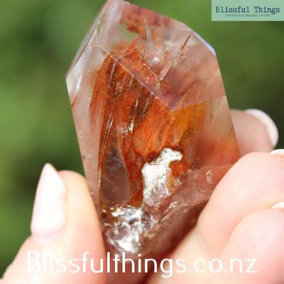 Amphibole Quartz/ Angel Phantom Quartz Point