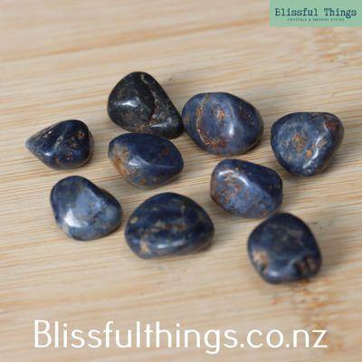 Blue Sapphire, Tumbled