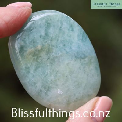 Aquamarine Flat Stone