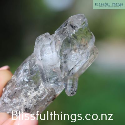 Barnicle Quartz with Rainbow inclusions