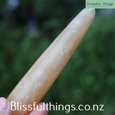 Apricot/Orange Calcite Wand
