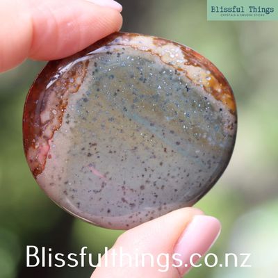 Polychrome Jasper Flat Stone