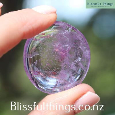 Amethyst Flat Stone