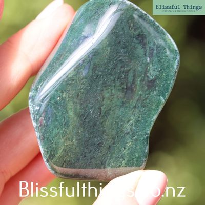 Moss Agate Tumble Polished