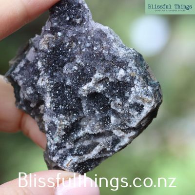 Black Amethyst Cluster