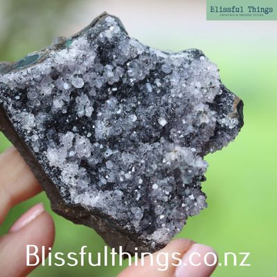 Black Amethyst Cluster