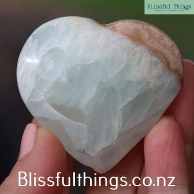 Caribbean Calcite Heart