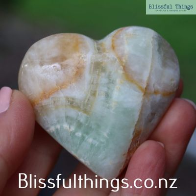 Caribbean Calcite Heart