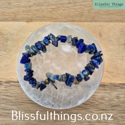 Lapis Lazuli Chip Bracelet