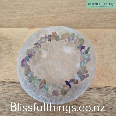 Fluorite Chip Bracelet
