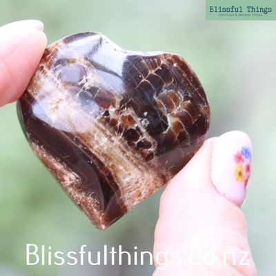 Chocolate Calcite Heart