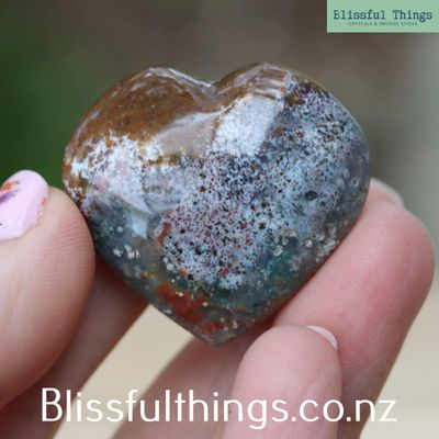 Ocean Jasper Heart