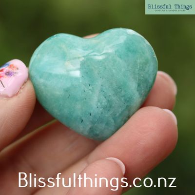 Amazonite Heart