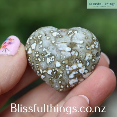 Ocean Jasper Heart