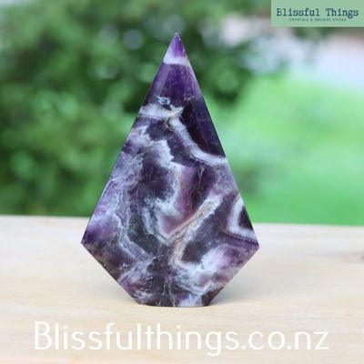 Chevron Amethyst Flame
