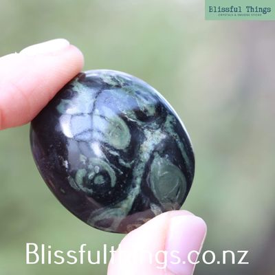 Kambaba Jasper Mini Palm Stone