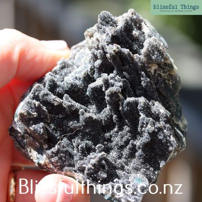 Black Amethyst Cluster