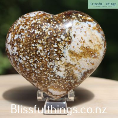 Ocean Jasper Heart