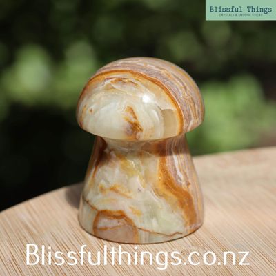 Banded Calcite Mushroom
