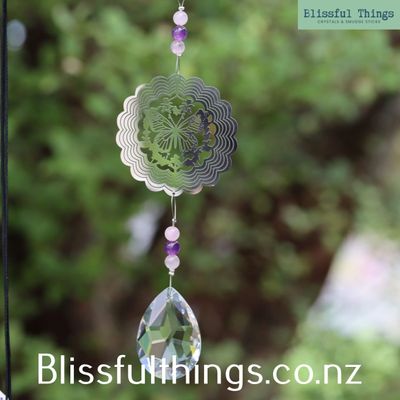 Rainbow Catcher Pear with Butterfly