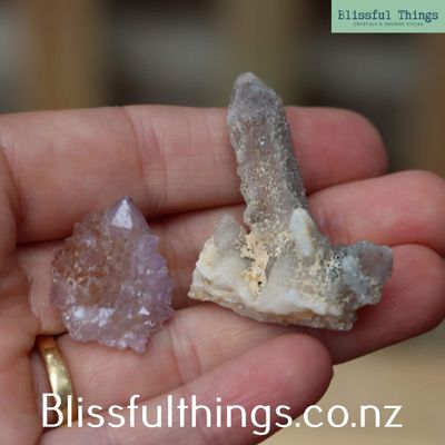 Spirit Quartz x1 &amp; Spirit Amethyst x1
