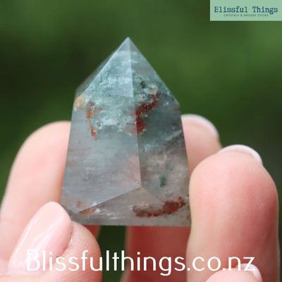 Lodolite/Garden Quartz Cut Point