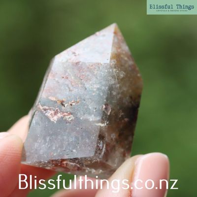 Lodolite/Garden Quartz Cut Point