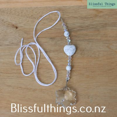 Sun Catcher with Howlite Beads