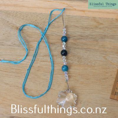 Sun Catcher with Apatite Beads