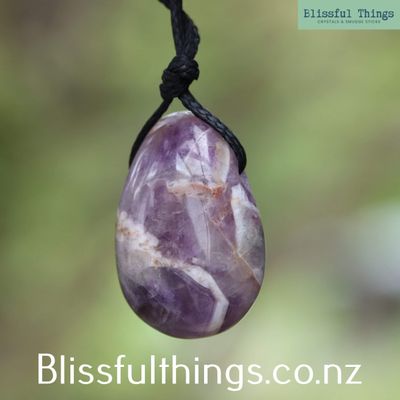 Amethyst Dew Drop Pendant