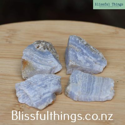 Blue Lace Agate Raw lot 80grams