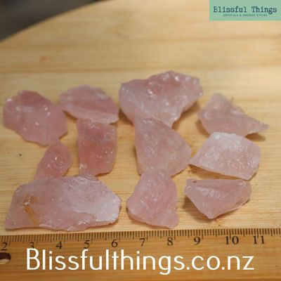 Rose Quartz Raw Lot 100grams
