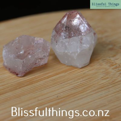 Apophyllite Crystals with brown Inclusions x2