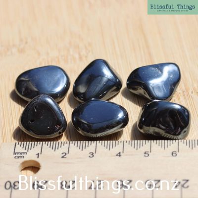 Hematite, Tumble Polished Lot x6