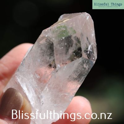 Clear Quartz Point with Window