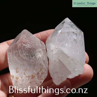 Clear Quartz Points x2
