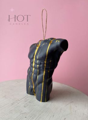Victor ~ large | Male Body Candle