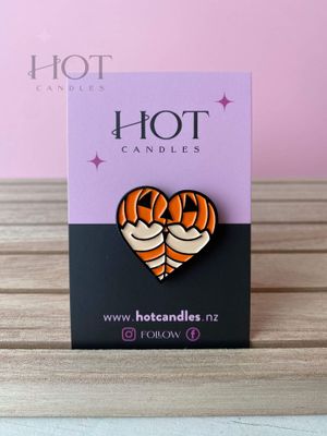 Cheeky Bum Halloween Enamel Lapel Pin