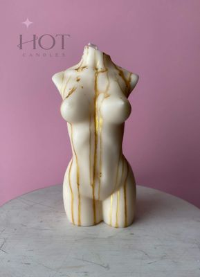 Synthia ~ extra large female body candle