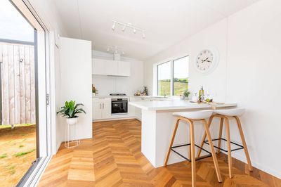 Quick-Step Intenso Smoked Mountain Oak Extra Matt Chevron Timber Flooring