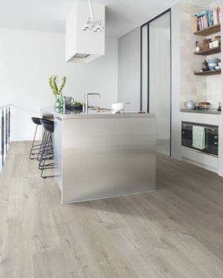 Soft Oak Grey Laminate Flooring | Impressive