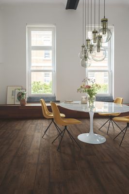 Waxed Oak Brown Laminate Flooring | Perspective Nature