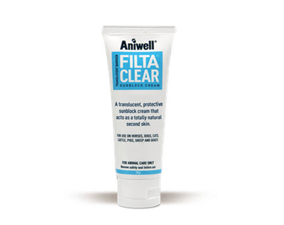 FiltaClear&reg; is a near clear, protective sunblock cream that acts as a natural second skin