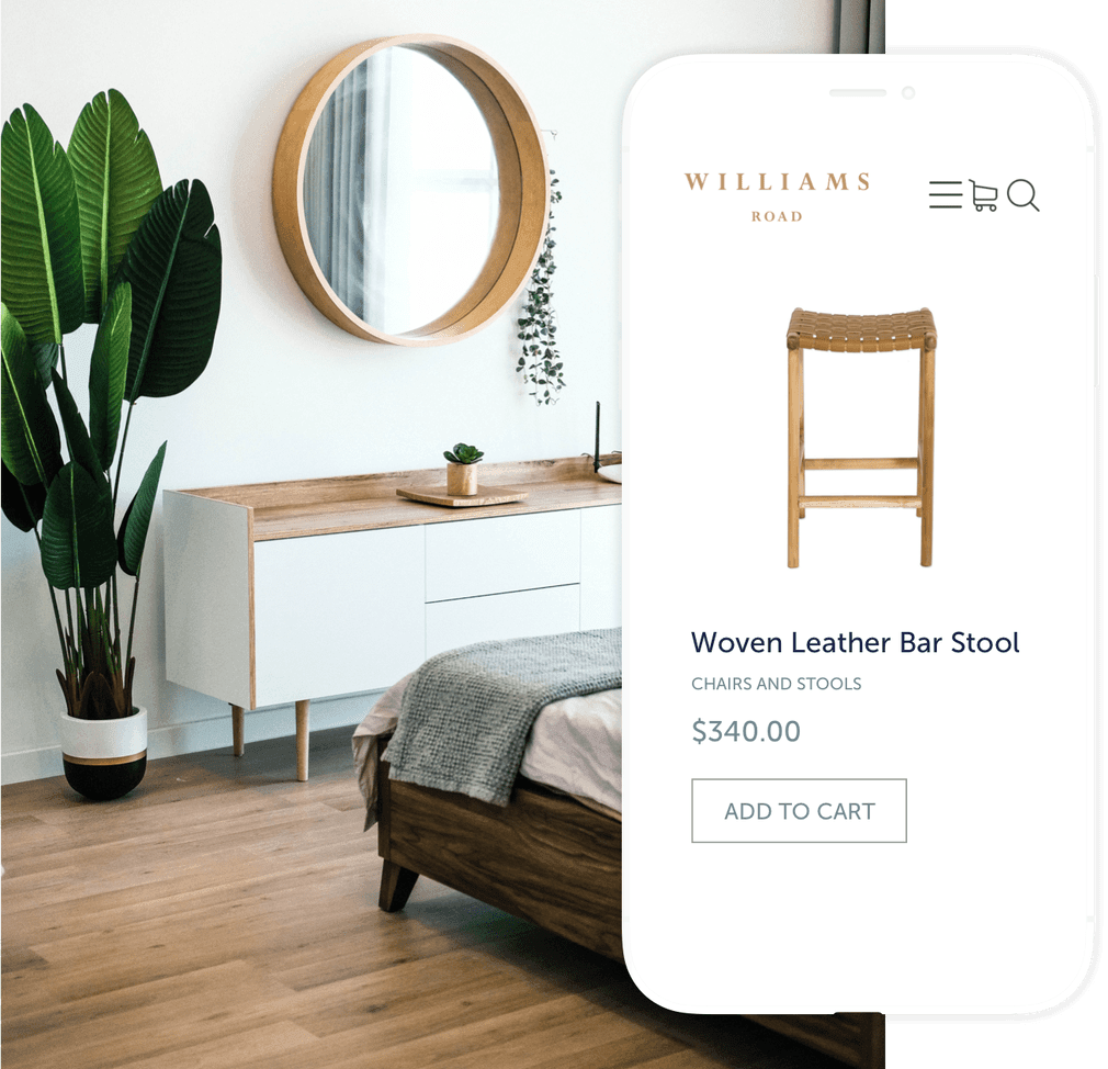 example mobile ecommerce website