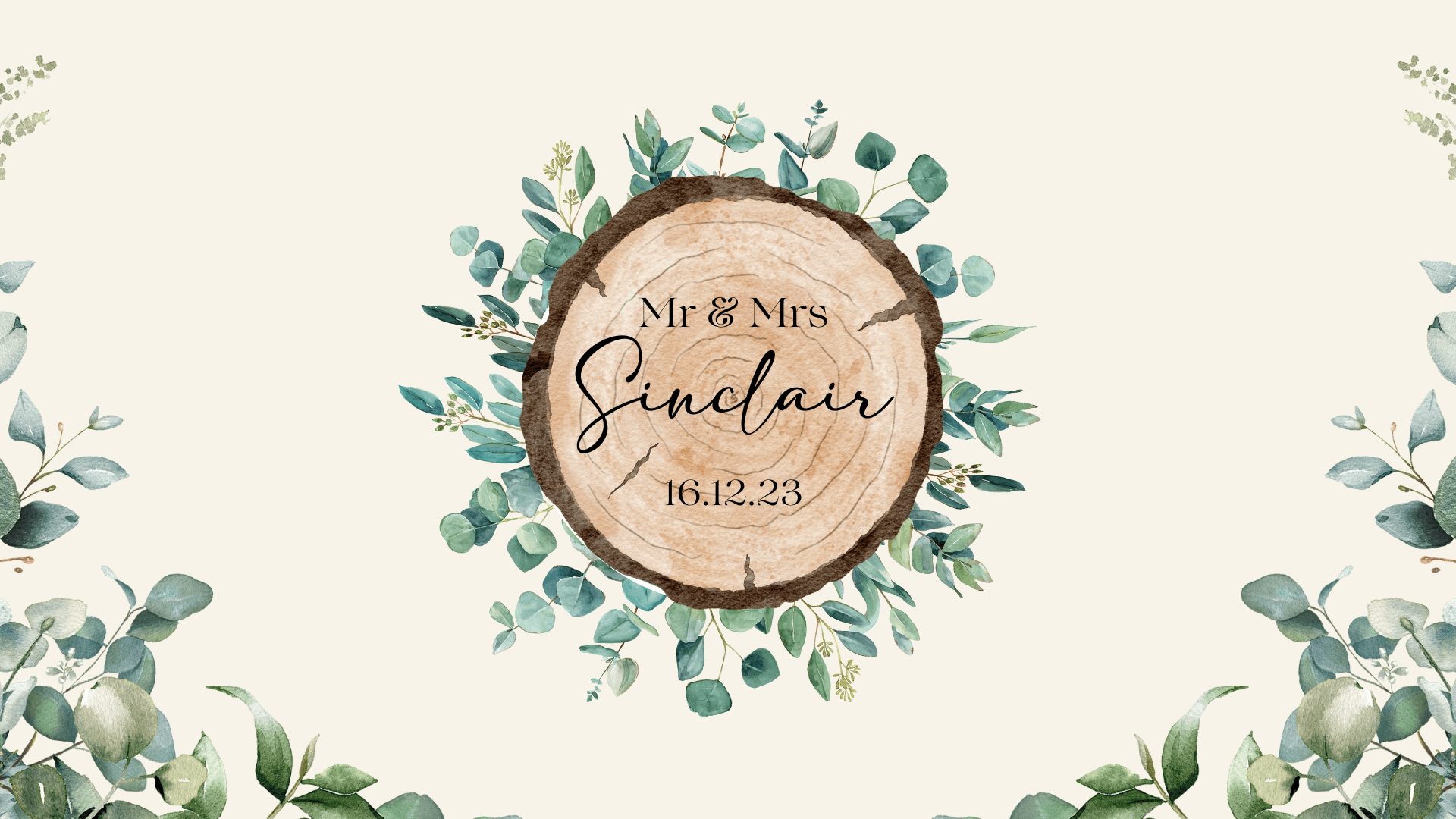 Mr & Mrs Sinclair Photo Booth