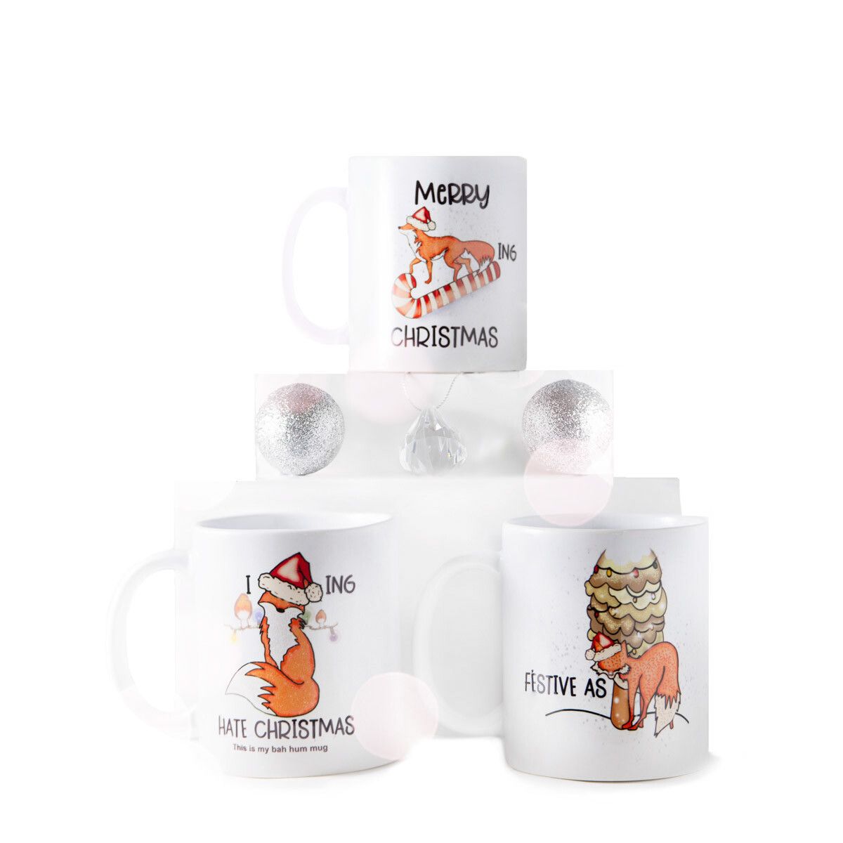 A foxing good set of Christmas Mugs.