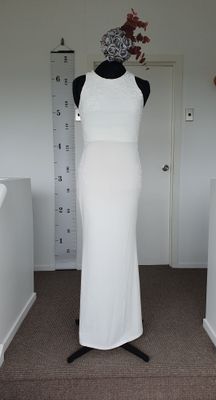 Cross Back Sheath Dress - Size 14