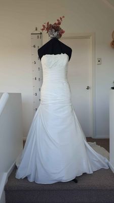 Strapless Taffeta Gown - Size 8